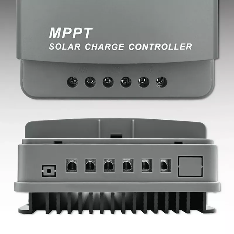 Controlador de carga solar MPPT QOLTEC 10A para sistemas de 12V/24V com ecrã LCD