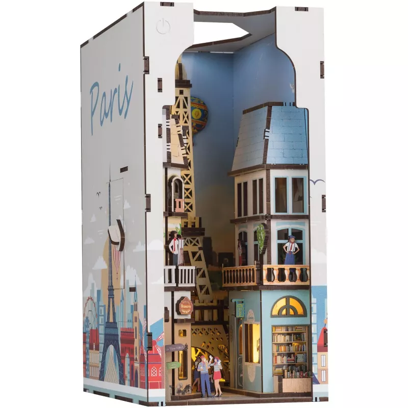 Kit de trabalhos manuais REVELL Tiny Adventures «Paris» — modelo em miniatura de papel, hobby criativo