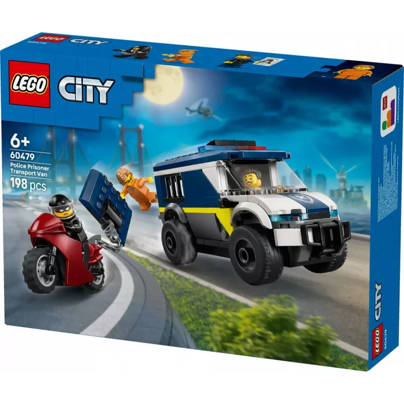 LEGO CITY 60479 Transportador de Prisioneiros da Polícia