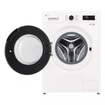 Máquina de lavar roupa LG F2X10S7NWK — carregamento frontal, 600 mm de largura, 540 mm de profundidade, 890 mm de altura, 59 kg de peso líquido