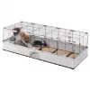 FERPLAST Modular 4 – Gaiola para coelhos e porquinhos-da-índia – 179 x 72 x 56 cm