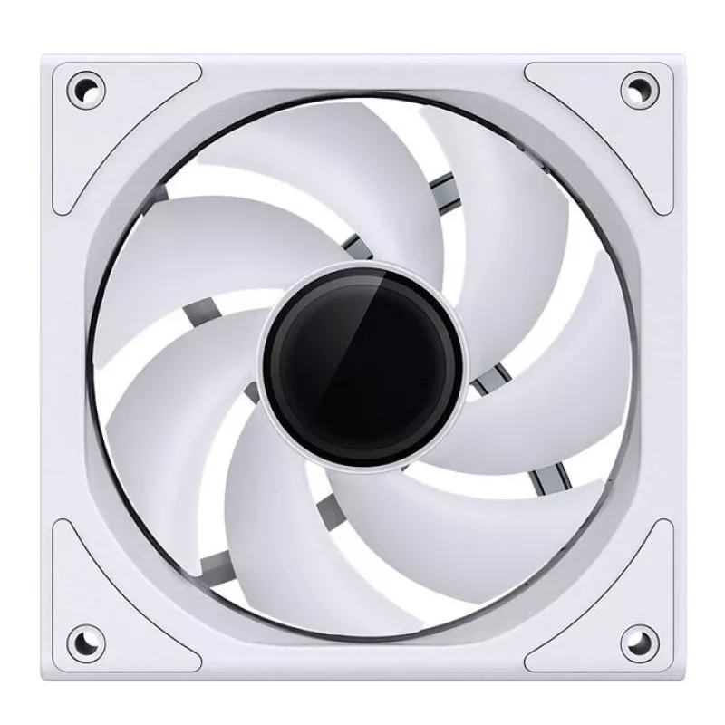 Ventoinha para caixa Jonsbo ZK-120W 3in1 A-RGB branco — 120 mm, iluminação A-RGB