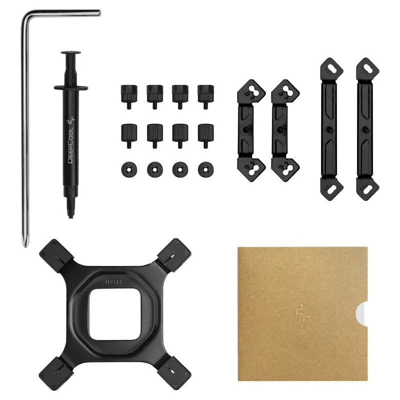 Arrefecedor de ar DeepCool AK620 G2, ventoinha de 120 mm, compatível com LGA1700/1200/115x e AM4/AM5, preto, 144×127×159 mm