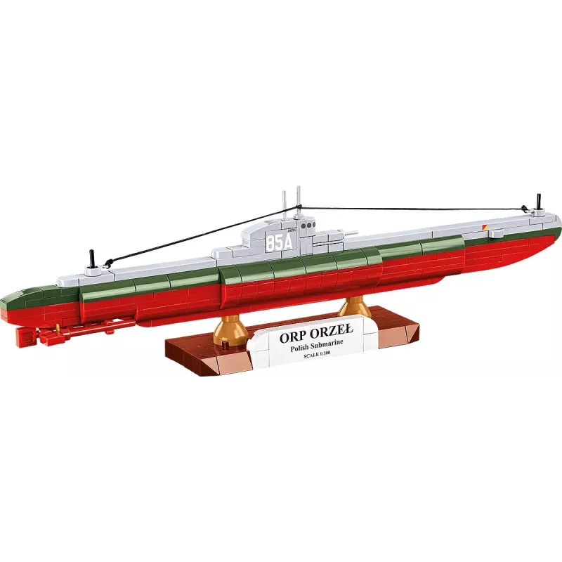 Conjunto Cobi ORP Orzeł 193 blocos modelo de navio para montagem