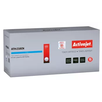 Activejet ATH-216CN toner (substituto do HP 216A W2411A; Supreme; 850 páginas; azul) com chip