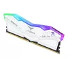 DIMM 32 GB DDR5-6000 (2x 16 GB) Kit duplo, memória branca, FF4D532G6000HC38ADC01, Delta RGB, INTEL XMP