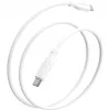 Cabo de silicone USB-C / USB-C 4smarts High Flex 60W 1,5m branco