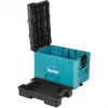 MAKTRAK caixa de ferramentas de extensão XL, caixa de ferramentas azul/preto