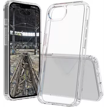 Capa para telemóvel jt berlin Pankow Clear para Apple iPhone 16E, compatível com até 15,4 cm (6,06 polegadas), transparente