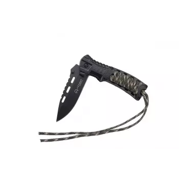 Faca de sobrevivência AZYMUT Survival Fire Starter — faca de camping de lâmina fixa com pedra de fogo integrada