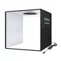 Puluz PU5032B tenda fotográfica sem sombras de 30 cm com LED, 24-26 lm