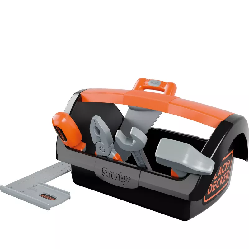Caixa de ferramentas Black+Decker, ferramenta para crianças