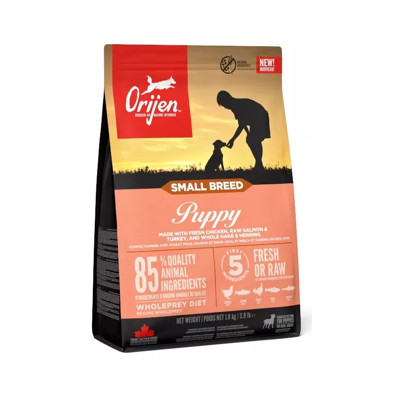ORIJEN Comida para cachorros de raças pequenas - Comida seca para cães - 1,8 kg