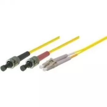 Tecline exertis Connect - cabo patch - ST monomodo (M) para LC monomodo (M) - 1 m - fibra ótica - 9/125 micrómetros - OS2 - amarelo (39989401)