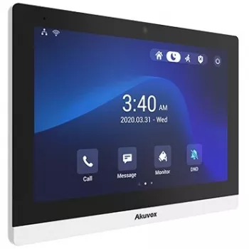 Acessório para intercomunicador Akuvox C319S preto montagem na parede ecrã de 10 polegadas