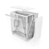 Caixa Midi Tower NZXT H7 Flow branca