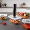 Máquina de vácuo manual VAC 25 (antracite, a pilhas)