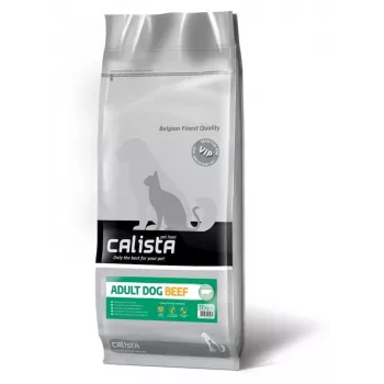 Ração seca para cães CALISTA Adult Beef 12 kg – alimento completo, 23% proteína, 12% gordura, 3% fibra bruta
