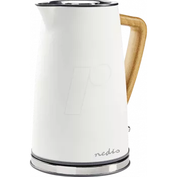 NEDIS N KAWK510EWT - Chaleira elétrica 1,7 l, Soft-Touch, branco (KAWK510EWT)
