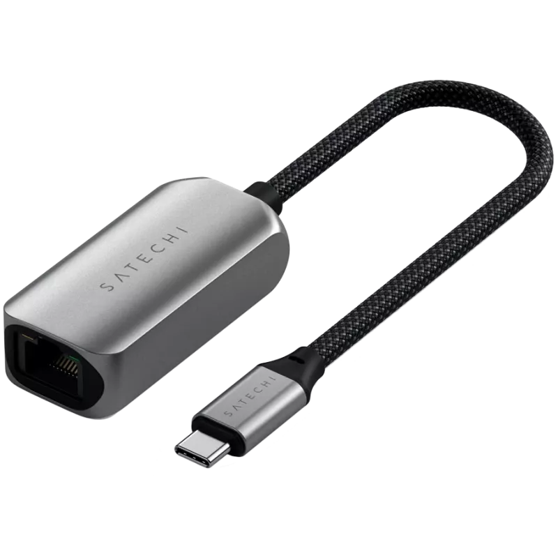 Adaptador USB-C Satechi (1x ficha USB-C 1x Gigabit LAN (1/2,5 Gbit/s)) ST-AE25M