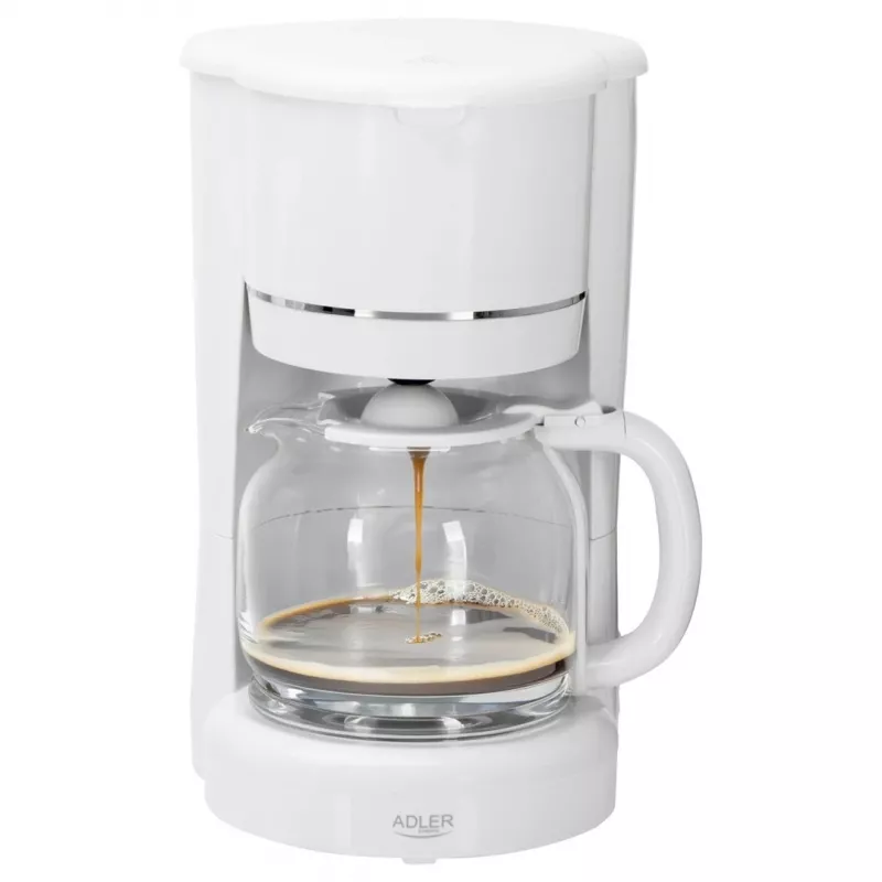 Adler AD 4383w máquina de café de filtro para café moído 1,5 L branco
