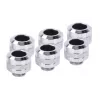 Kit de fittings Alphacool 17474 — conectores latão cromado, Ø 22 mm, altura 20 mm