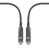 Cabo de vídeo híbrido USB-C TB AKTBXIACCOP500B 4K, 5 m de comprimento