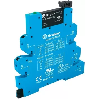 Relé de acoplamento fino MasterOutput Finder para calha DIN 39.50.8.230.9024 Tensão de comutação 24 V/DC (39.50.8.230.9024)