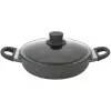 Frigideira de servir Ballarini 75002-973-0 redonda cinzenta 28 cm