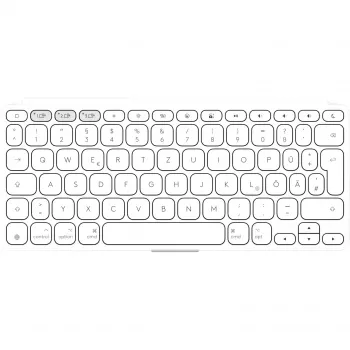 Teclado Logitech Keys-To-Go 2 universal Bluetooth QWERTZ alemão branco