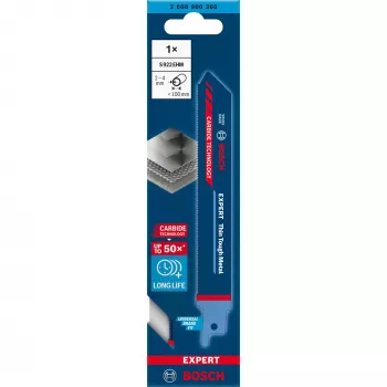 Bosch 2 608 900 360 lâmina de serra de recortar/rolar/serra sabre lâmina de serra sabre metal duro 1 unid.