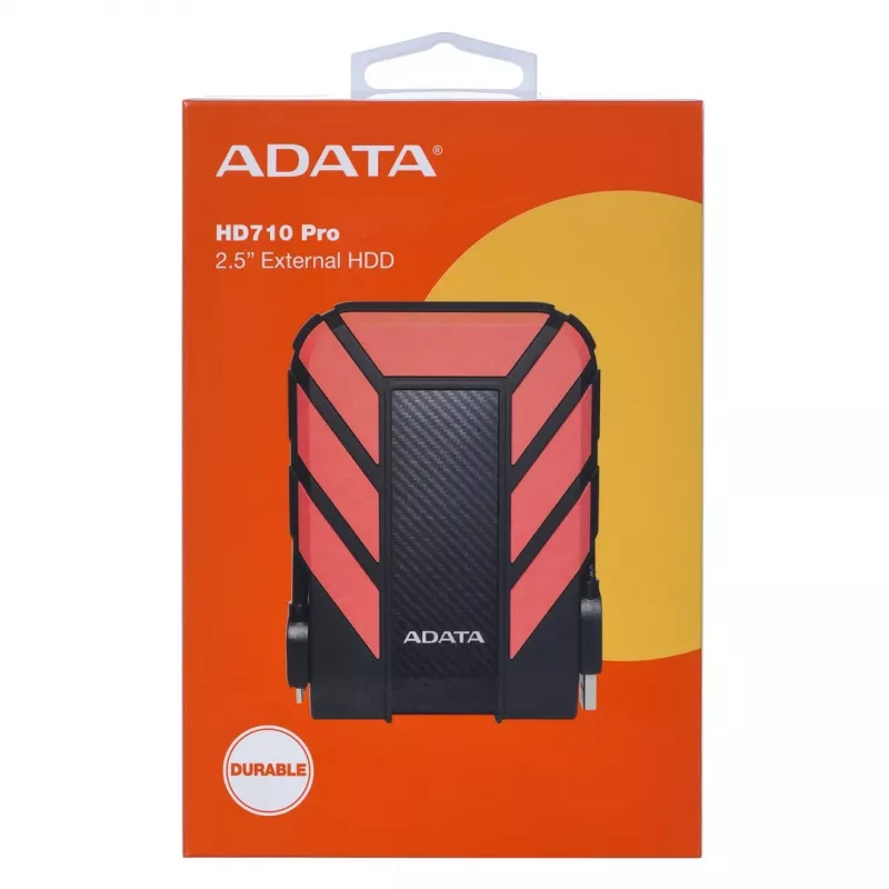 ADATA HD710 Pro disco externo 1 TB 2,5 polegadas USB 3.2 Gen 1 (3.1 Gen 1) preto, vermelho