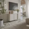 Cómoda Cama VOLARE 151 x 39 x 75 cm caxemira