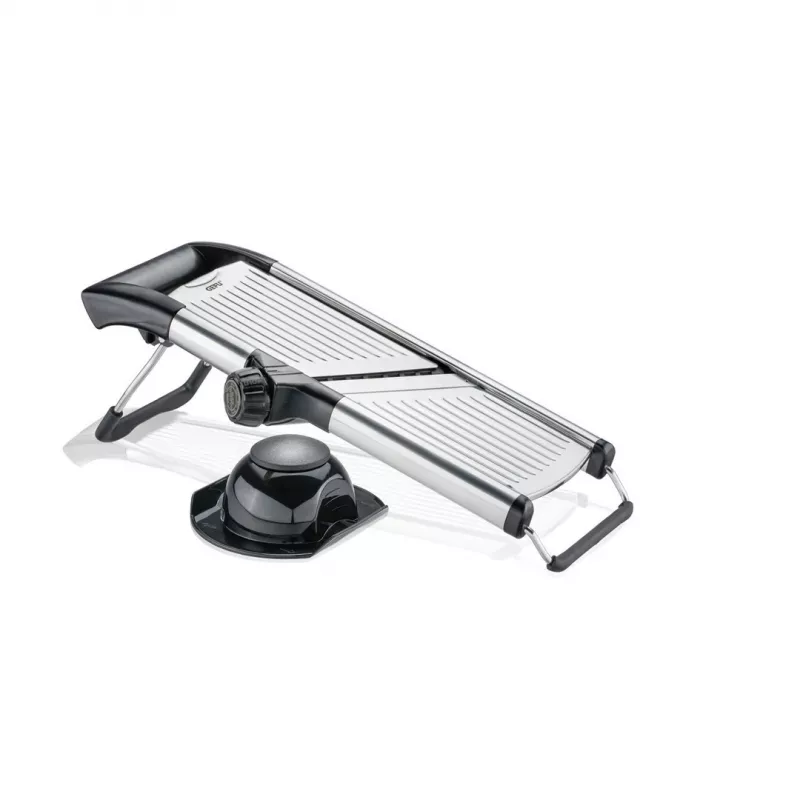 Cortador universal GEFU VOLARI G-89541 com lâminas de aço inoxidável, espessura de corte 1–9 mm, design compacto