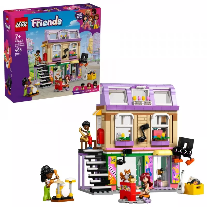 LEGO FRIENDS 42653 Loja de música e apartamento