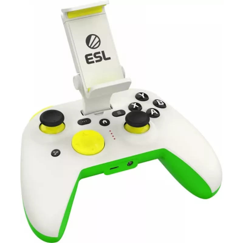 Comando RiotPWR RP1925ESL USB Type-C com fio verde branco amarelo