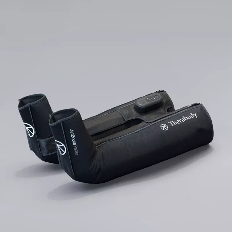 Therabody RecoveryAir JetBoots Prime, tamanho S, pretas
