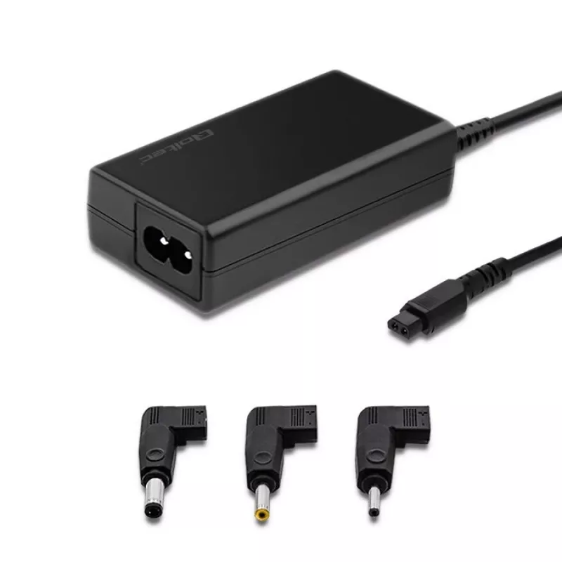 Fonte de alimentação Qoltec 52415 compatível com Samsung Sony 65 W | 3 fichas | +cabo de alimentação