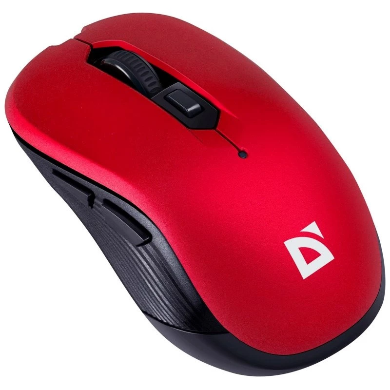 Rato sem fios RF silencioso DEFENDER Gassa MM-105 — ambidestro, 1600 DPI, 2,4 GHz, recetor nano USB