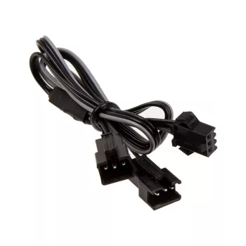 Cabo de alimentação interno PHANTEKS PH-CB-DRGB3P — 3 pinos para 2× Molex (3 pinos), preto/cinzento