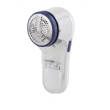 Aparador de pelos Leifheit 80029 – removedor de pelos a pilhas, 3 V, utiliza 2 pilhas, azul/branco