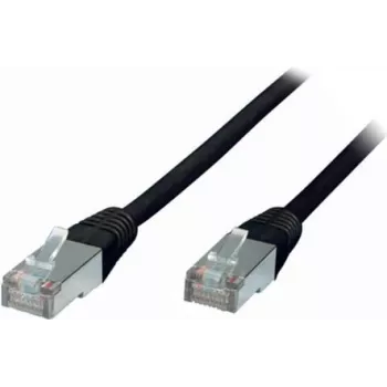 Cabo de rede S/CONN Cat5e 1 m, F/UTP (FTP), RJ-45 para RJ-45, 1 Gbit/s, preto