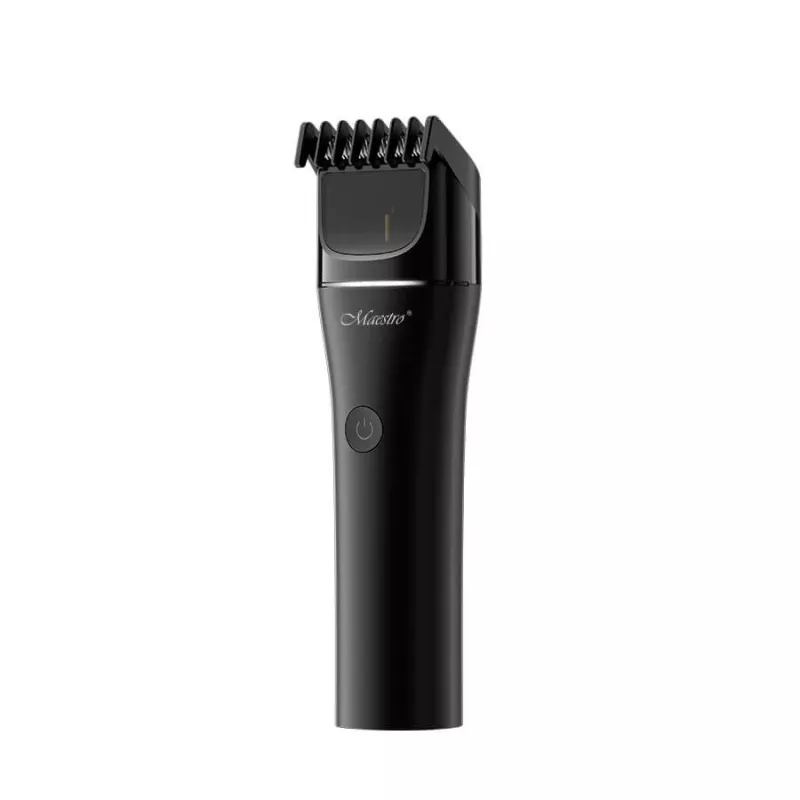 Aparador de cabelo sem fios Maestro MR-641, lâmina cerâmica, recarregável por USB, 1200 mAh, 45×155×30 mm
