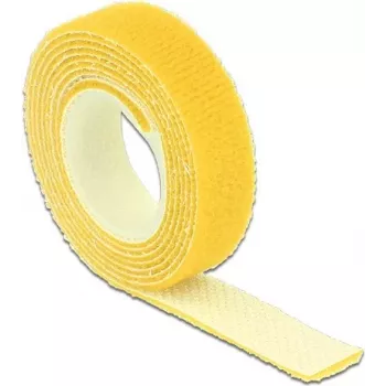 Fecho de velcro DeLOCK 18733 amarelo 1 unidade