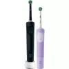 Oral-B Vitality Pro D103 Duo, escova de dentes elétrica preto/lilás, Black/Lilac Violet, incl. 2.ª pega
