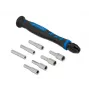 Conjunto de chaves de fendas DeLOCK 90551 8 peças sextavado exterior fenda oca 2,5 - 5,5 mm