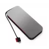 Powerbank para portátil Lenovo Go USB-C (20.000 mAh), iões de lítio, preto-cinzento, USB Type-A e Type-C