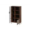 Estante Cama Meble ALMERA Cama 4, nogueira/cashmere, 90×42×165 cm