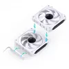 Ventoinha Jonsbo ZL-120W PWM ARGB 120mm Branco — 120 mm, PWM, ARGB
