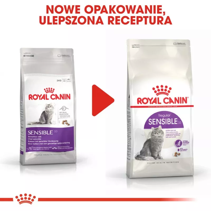 Royal Canin Sensible 33 ração seca para gatos, 2 kg